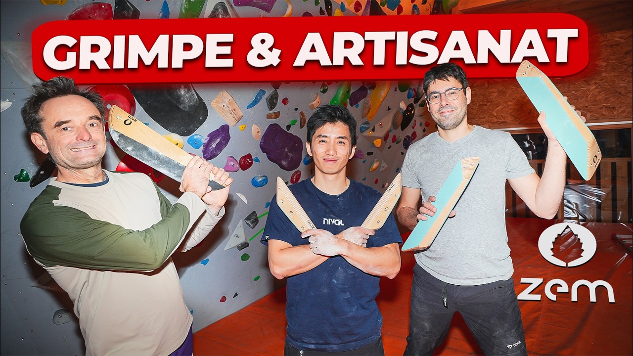 Grimper sur des prises en bois, une alternative à la résine ? Découverte de Zem Climbing.