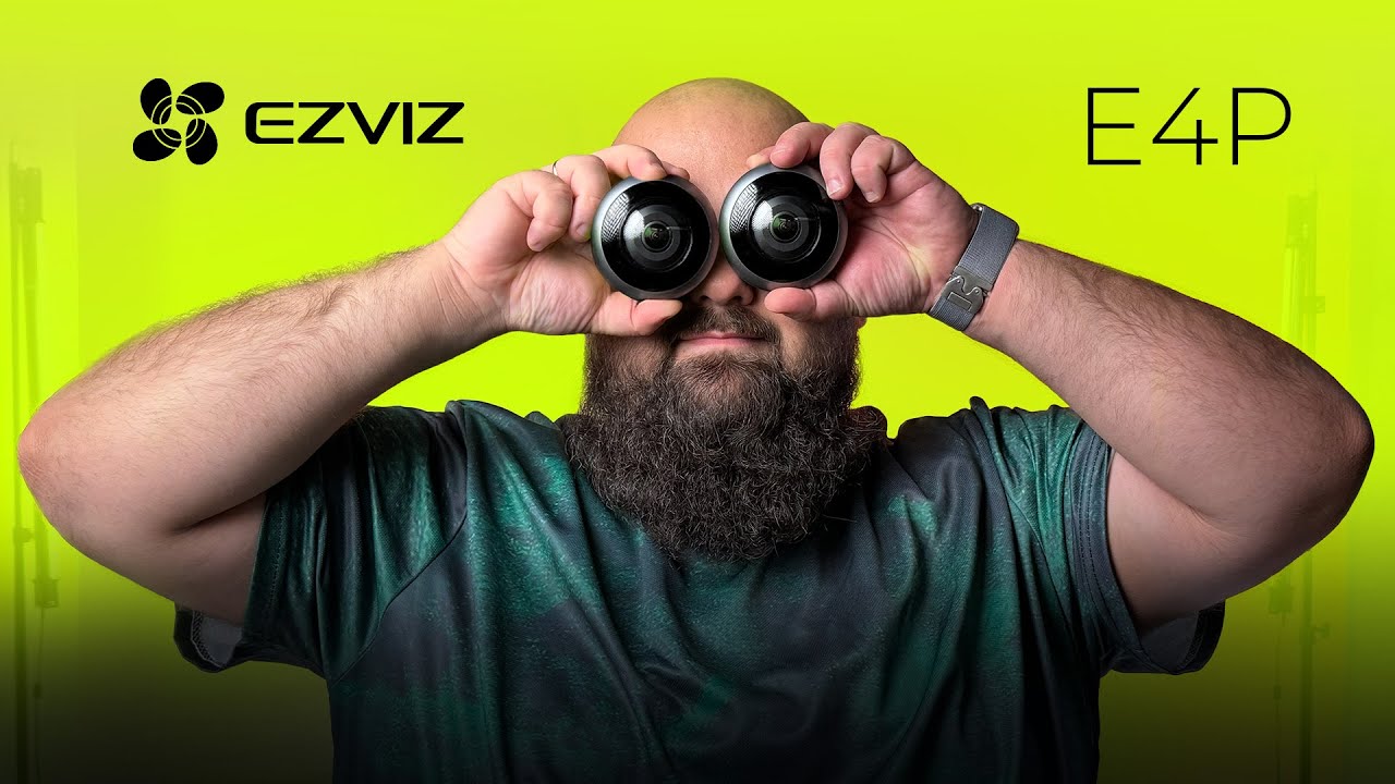 EZVIZ CS-E4P: Панорамна Камера 3K |Налаштування та Тест