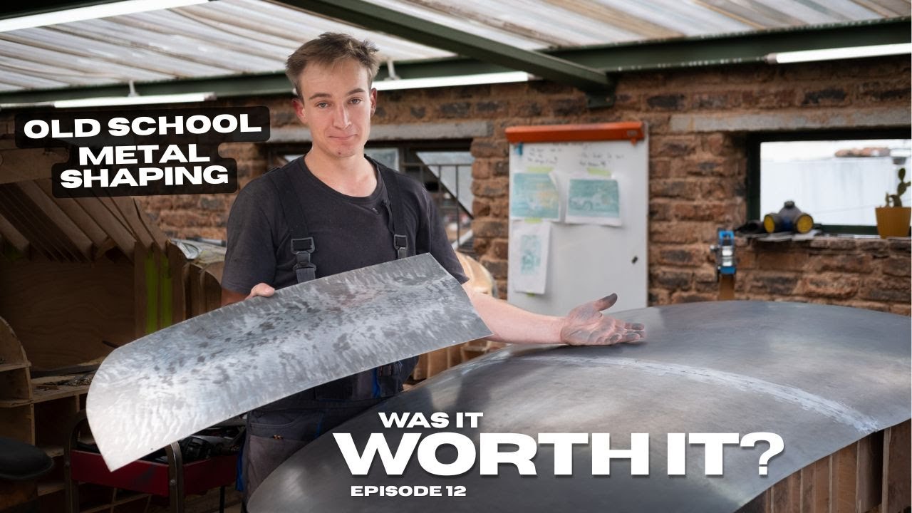 Old-School Metal Shaping: Hammerforming a Mercedes Gullwing Panel From Scratch (Ep. 12)