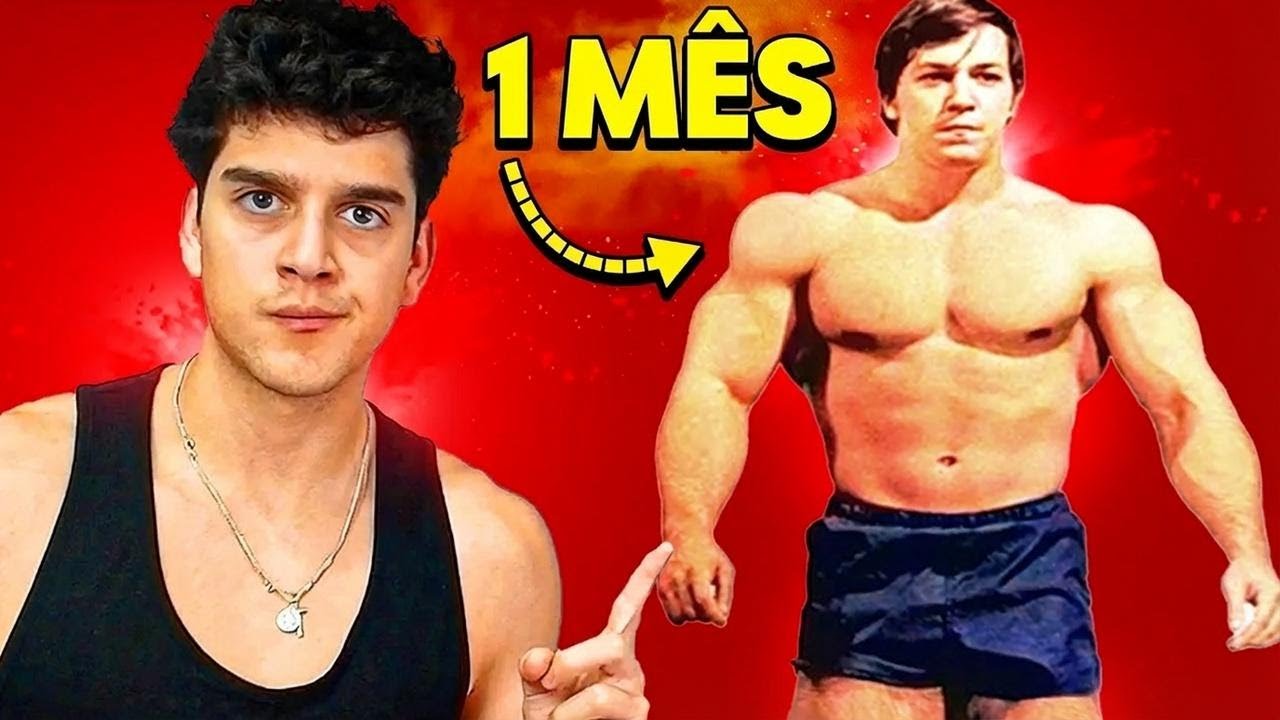 Como ele ganhou 28 kg de músculo em 30 dias