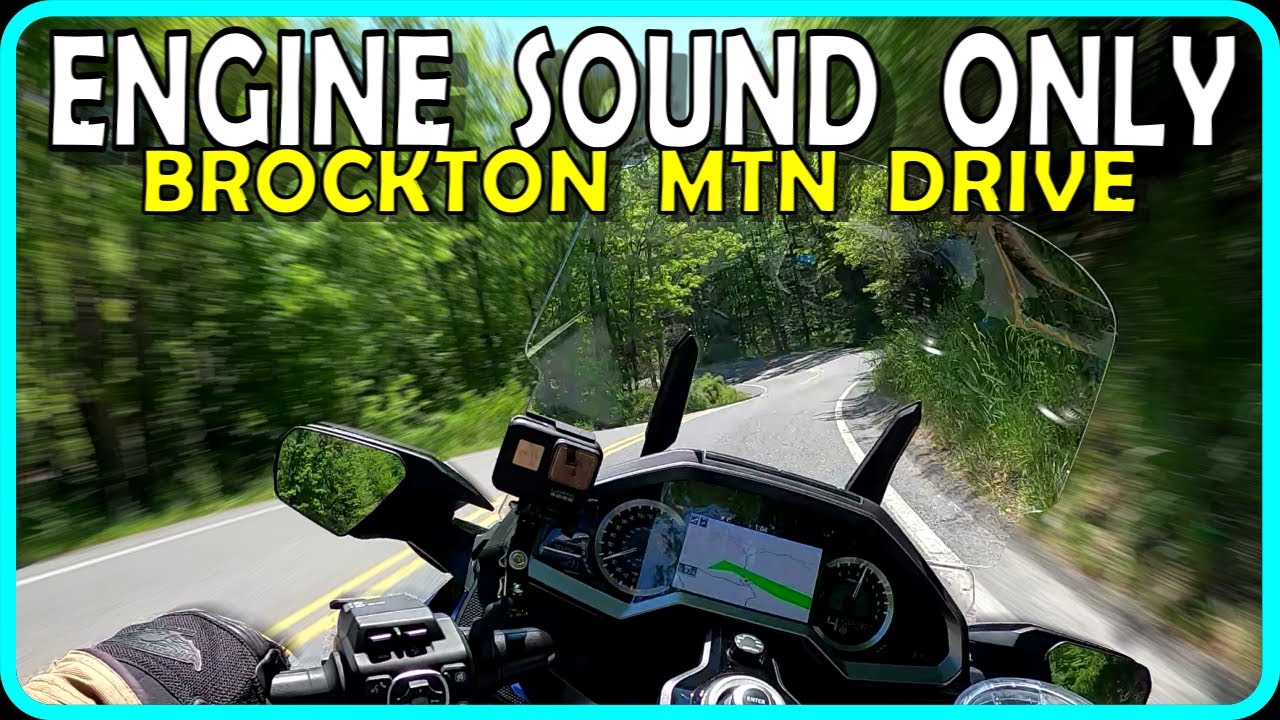 Engine Sound ONLY | Goldwing Sport Mode (Brockton Mountain Drive)