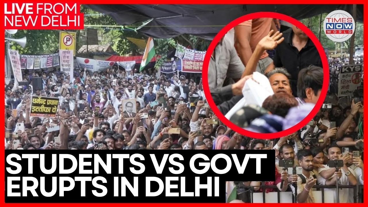 CJP Protest LIVE: March to Parliament Over Paper Leak, Student Anger Explodes in Delhi Against Govt
