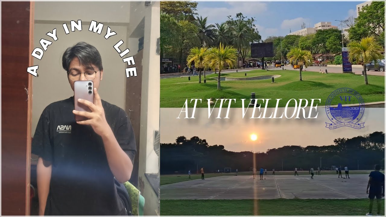 HOW TO BE A 10 POINTER AT YOUR COLLEGE? | A DAY IN MY LIFE AT VIT VELLORE | class, gym & more!