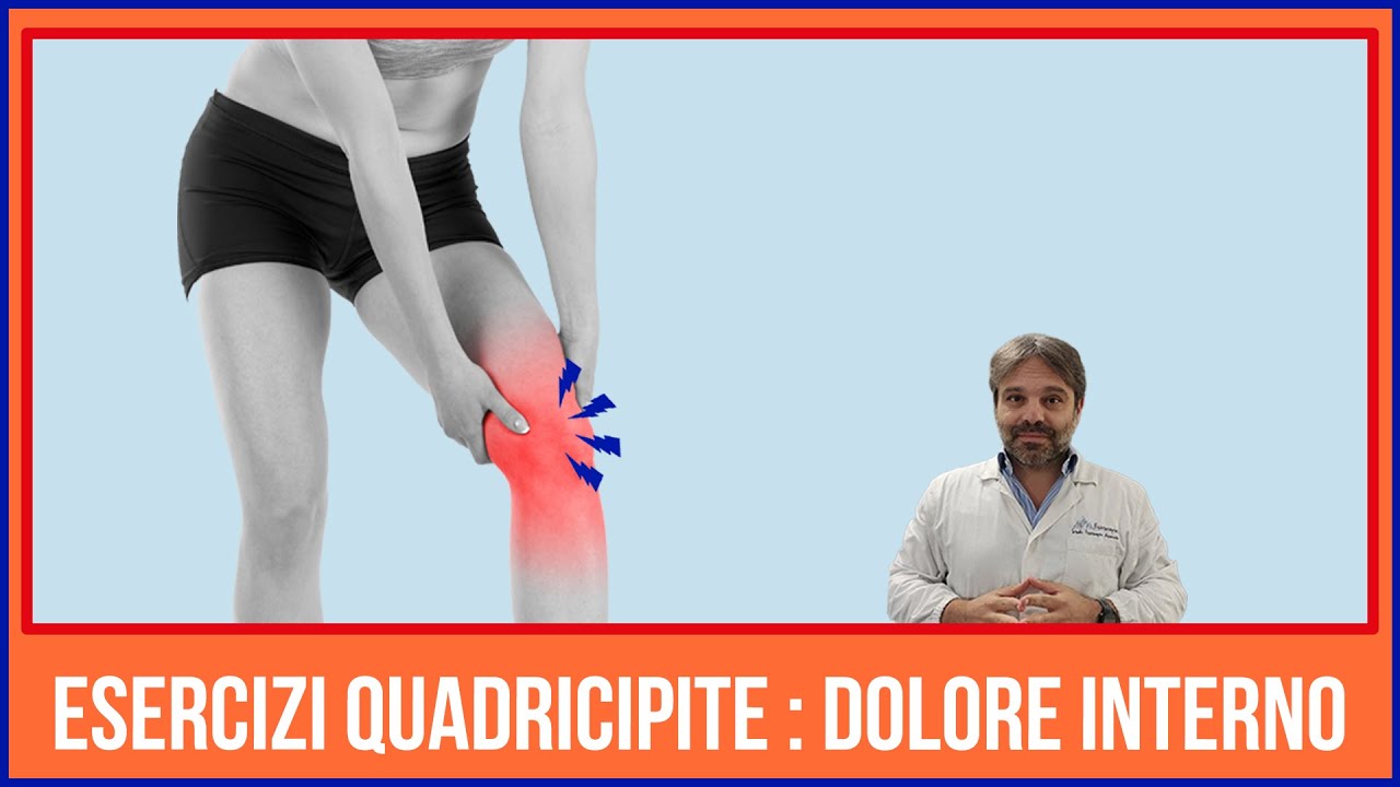 Se hai DOLORE INTERNO al GINOCCHIO, DEVI provare questi ESERCIZI per il Quadricipite