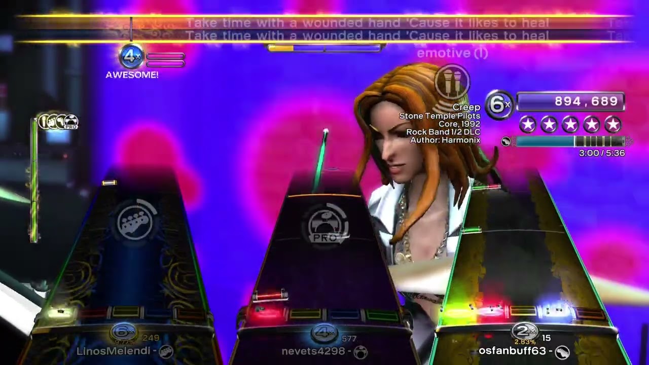 Creep by Stone Temple Pilots - Expert Full Band Gold Stars [Rock Band 3 Deluxe]