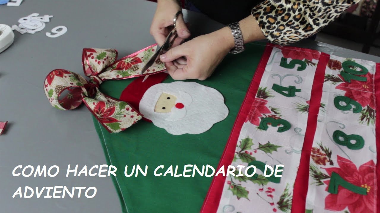 COMO HACER UN CALENDARIO DE ADVIENTO FÁCIL