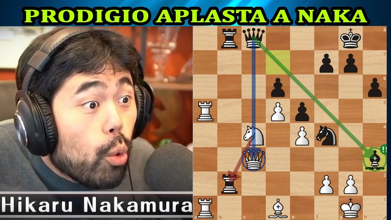 JOVEN PRODIGIO ANIQUILA A NAKA Hikaru Nakamura vs Denis Lazavik match tercer lugar speed chess 2025