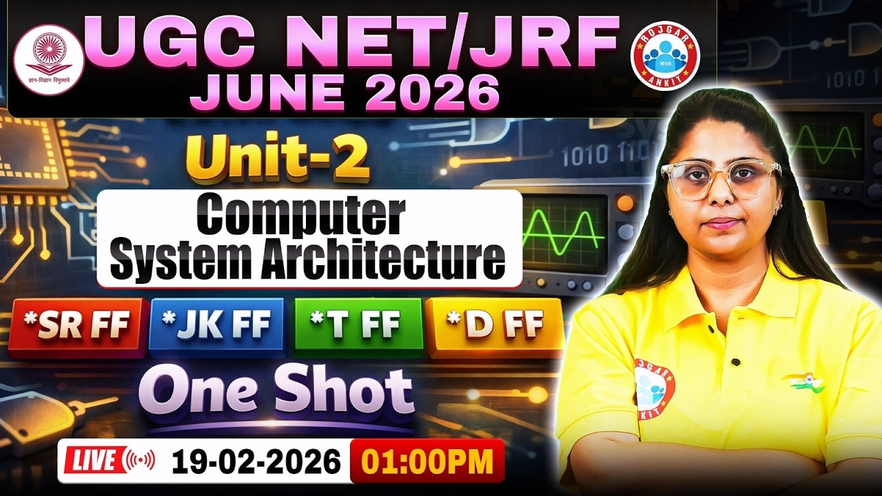 UGC NET JRF Computer Science Classes 2026 | UGC NET JRF Computer Science One Shot