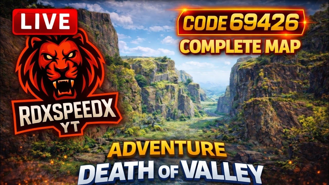 Bgmi WOW Parkour map code 69426 | ADVANTURE DEATH OF VALLEY | #bgmi  #pubg  #bgmiwow