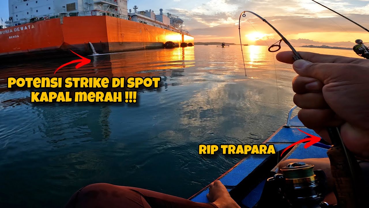 ‼️RIP TRAPARA‼️ POTENSI STRIKE DI SPOT KAPAL MERAH EMANG GA ADA OBAT | MANCING DI BALI