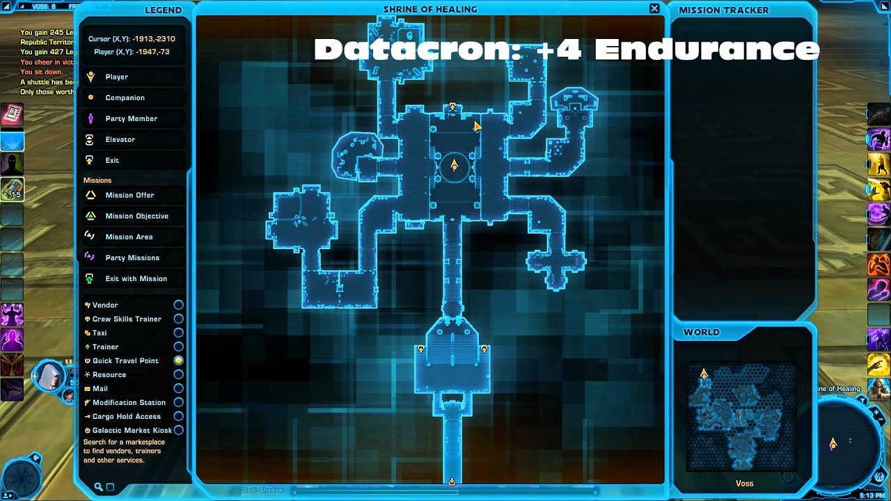 SWTOR Datacron Locations - Voss (Republic)