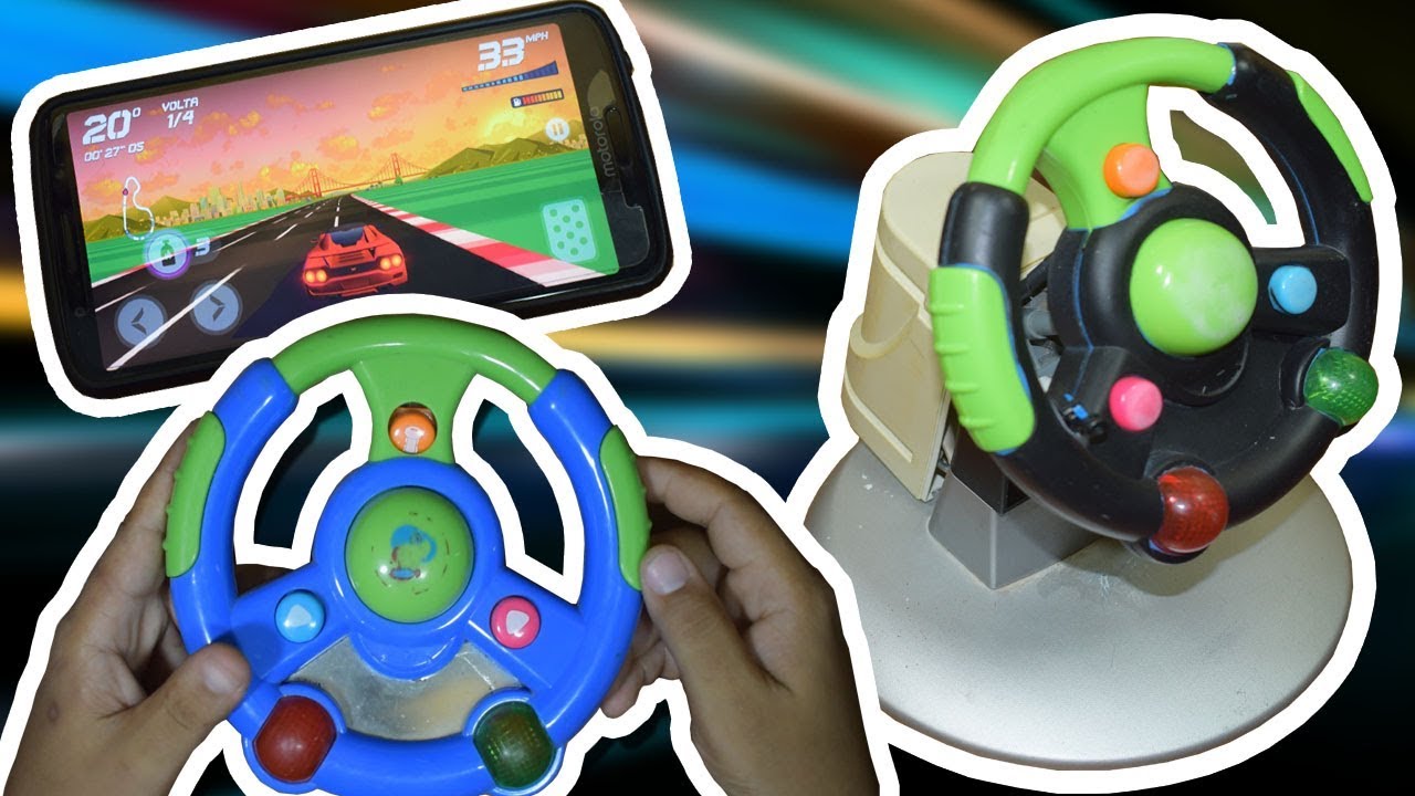 COMO FAZER VOLANTE BLUETOOTH COM SUCATA!