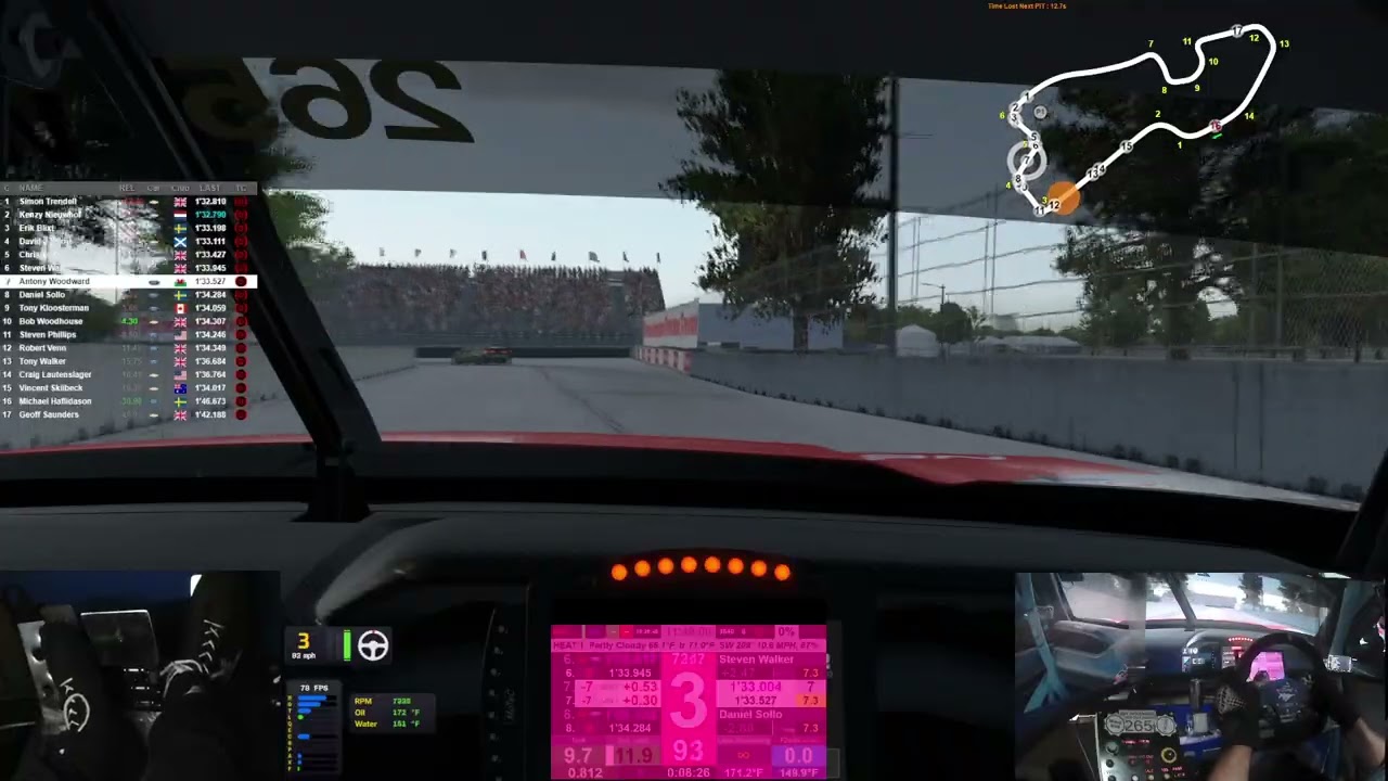 iracing BSTV Simability V8ESC Season 17 Round 5 Belle Isle