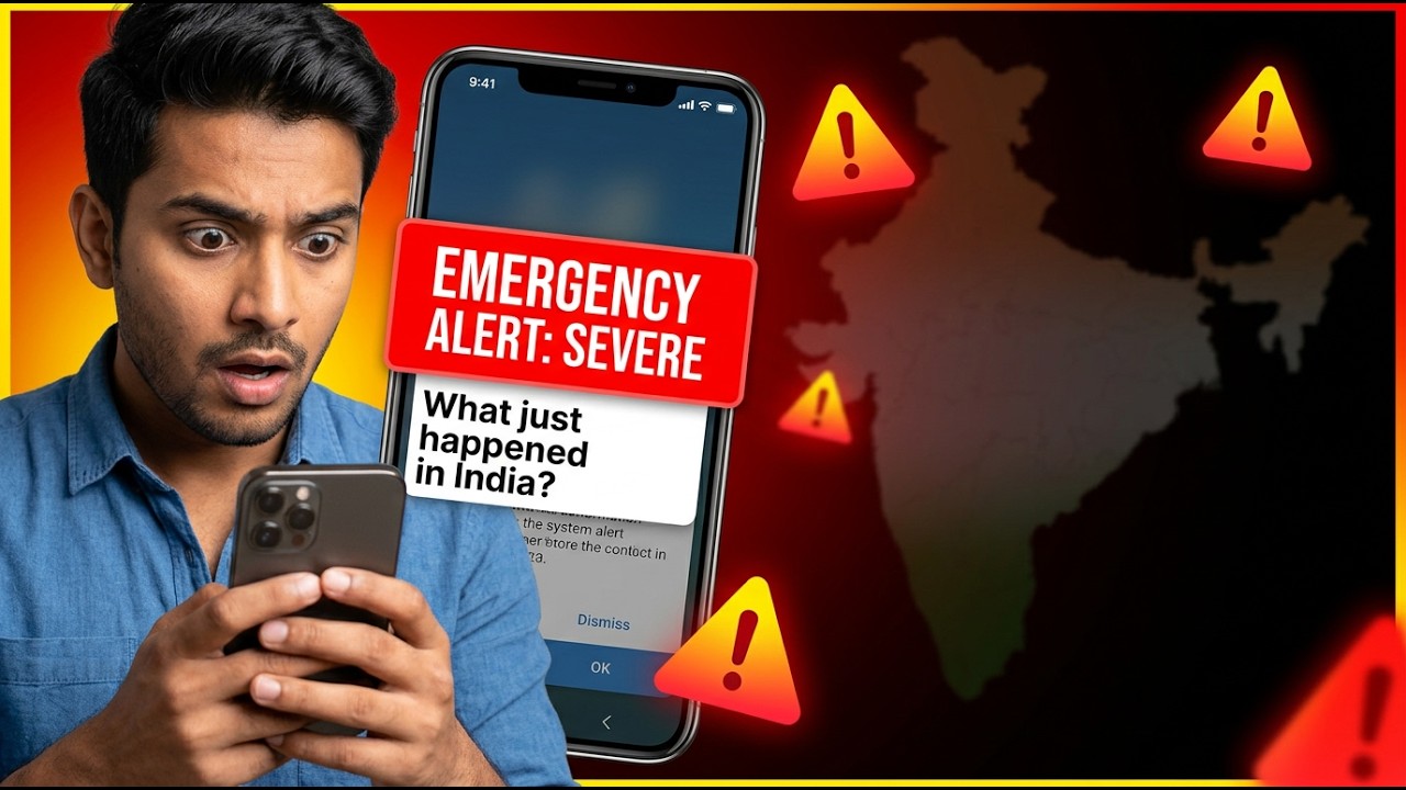 Emergency Alert ⚠ : Severe - Massage Received on the Phone. #ndma #telecom #alert #development