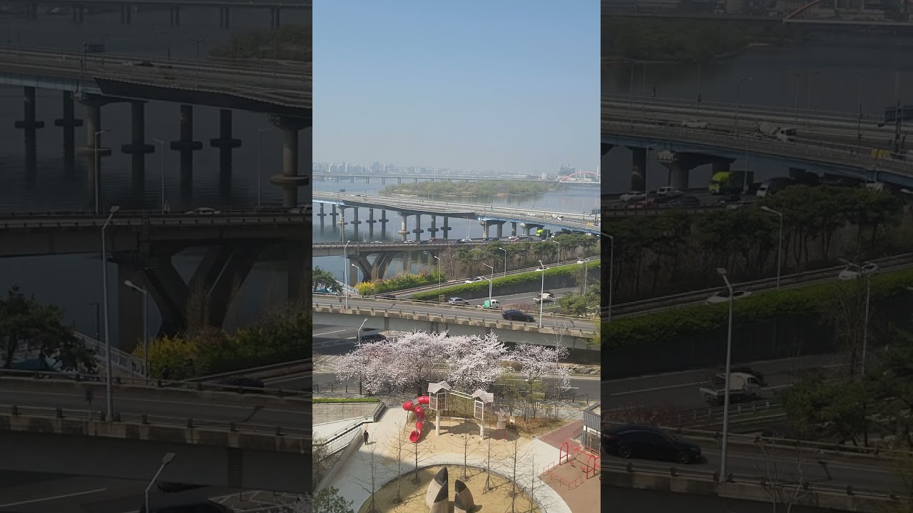 0331_Hangang Mapo South KOREA 4K  / 서울 마포 한강, 마포대교, 여의도