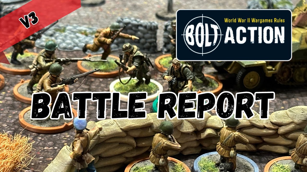 Отчёт о бое Bolt Action Version 3 | Немцы против Советов | S2E1