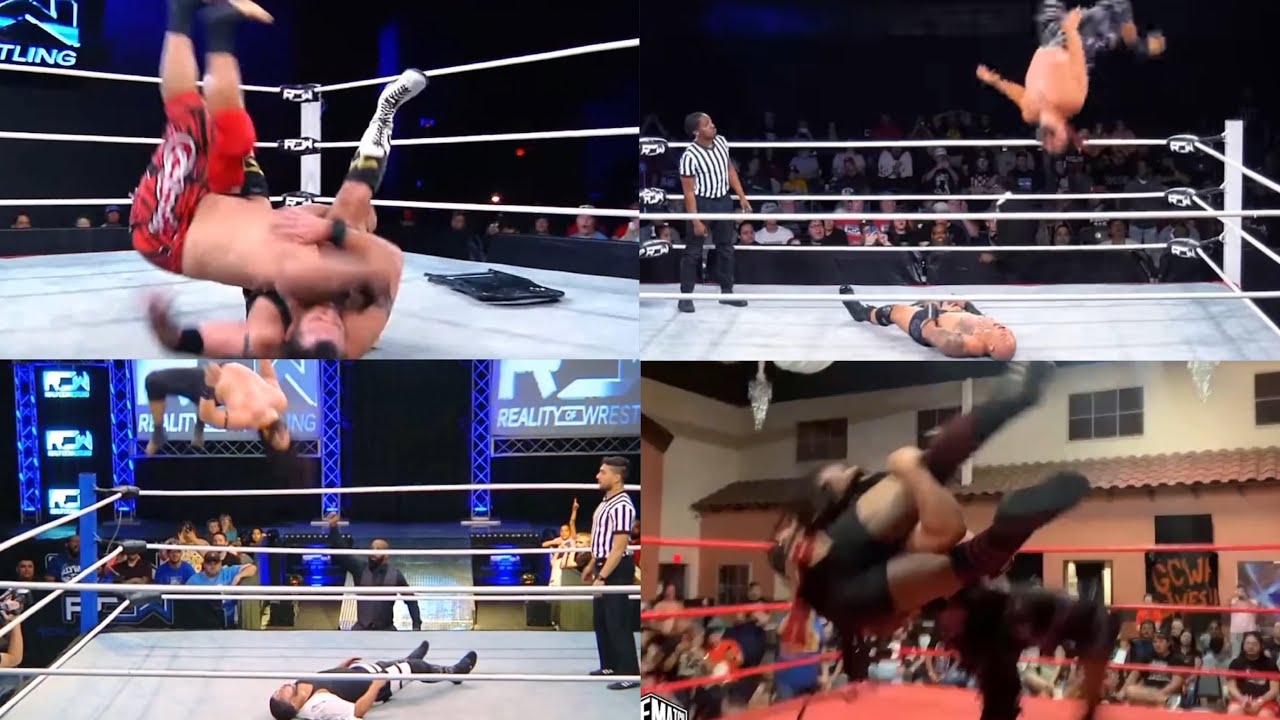 Jacob Fatu - Pop Up Samoan Drop and Moonsault compilation ( Part 2 )