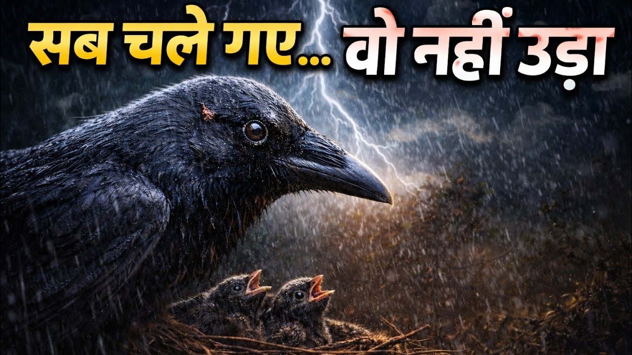 Everyone Thought This Bird Would Fly Away It Didn’t | Hindi Story | Bird Moral Story 