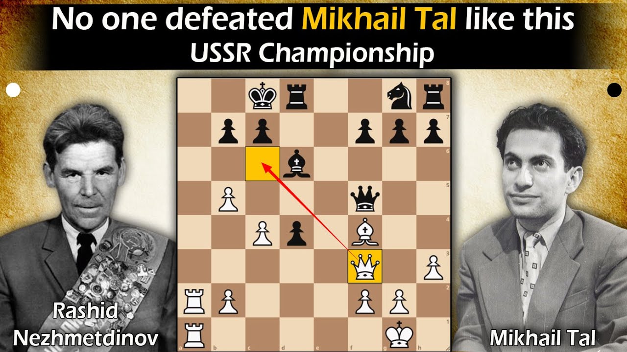 No one defeated Mikhail Tal like this  | Nezhmetdinov vs Tal 1961