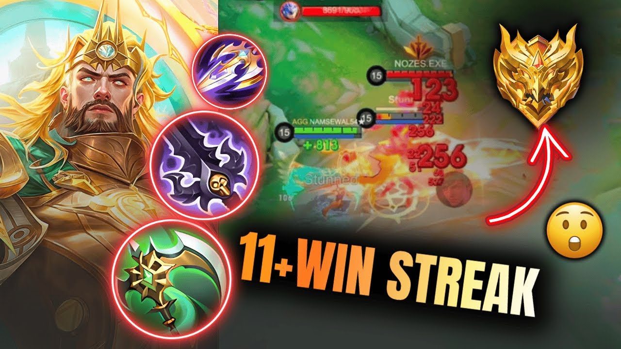 HOW I GOT 11+ WIN STREAK WITH MINSITTHAR IN GLORY RANK | FULL GAMEPLAY & BUILDS 👻🔥
