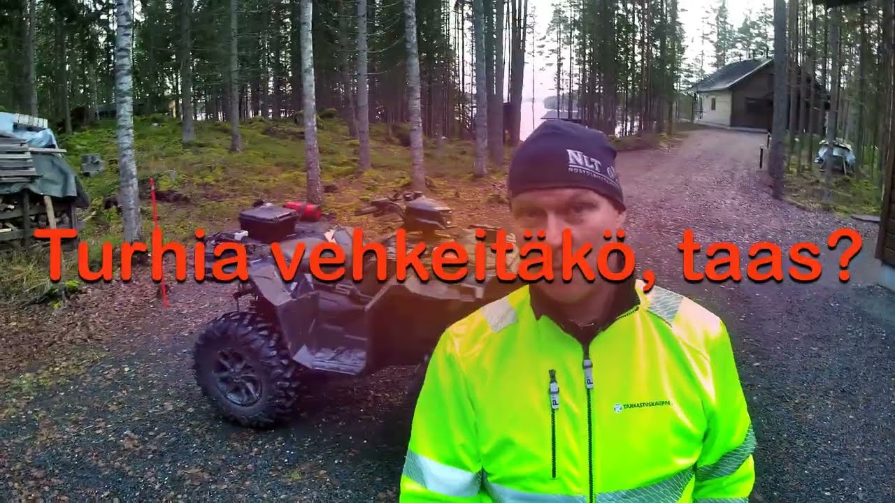 Turhia vehkeitä, peränostolaite ja perälevy mönkijässä?