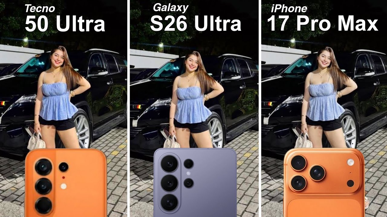 Tecno Camon 50 Ultra vs Galaxy S26 Ultra vs iPhone 17 Pro Max | Camera Test 