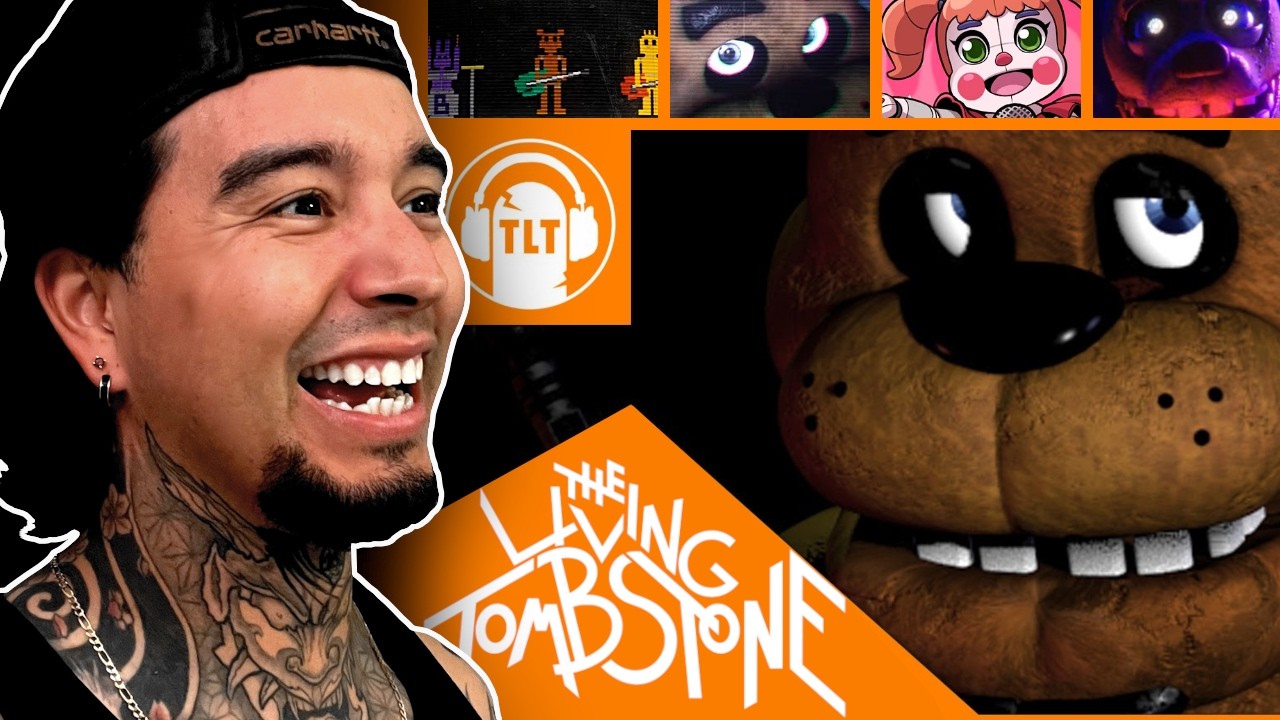 NEW FNAF FAN listens to THE LIVING TOMBSTONE for the FIRST time!