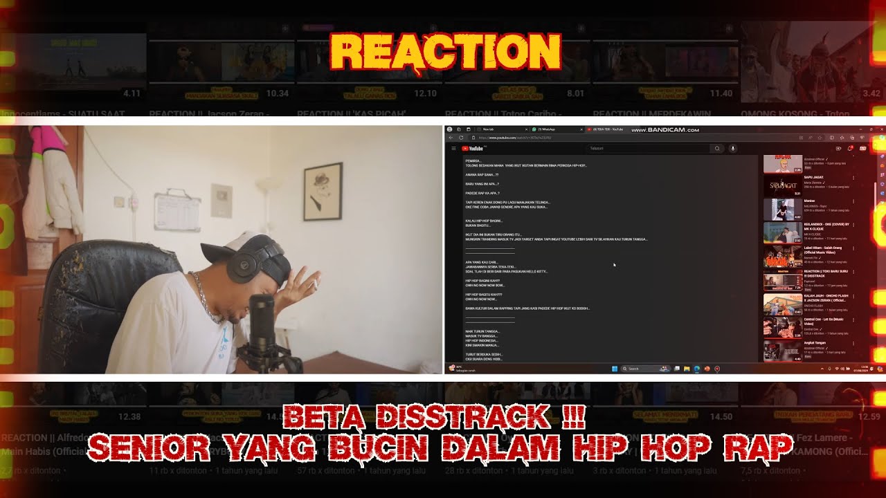 REACTION || TEKA-TEKI !!! RHOSY MULAI GANAS