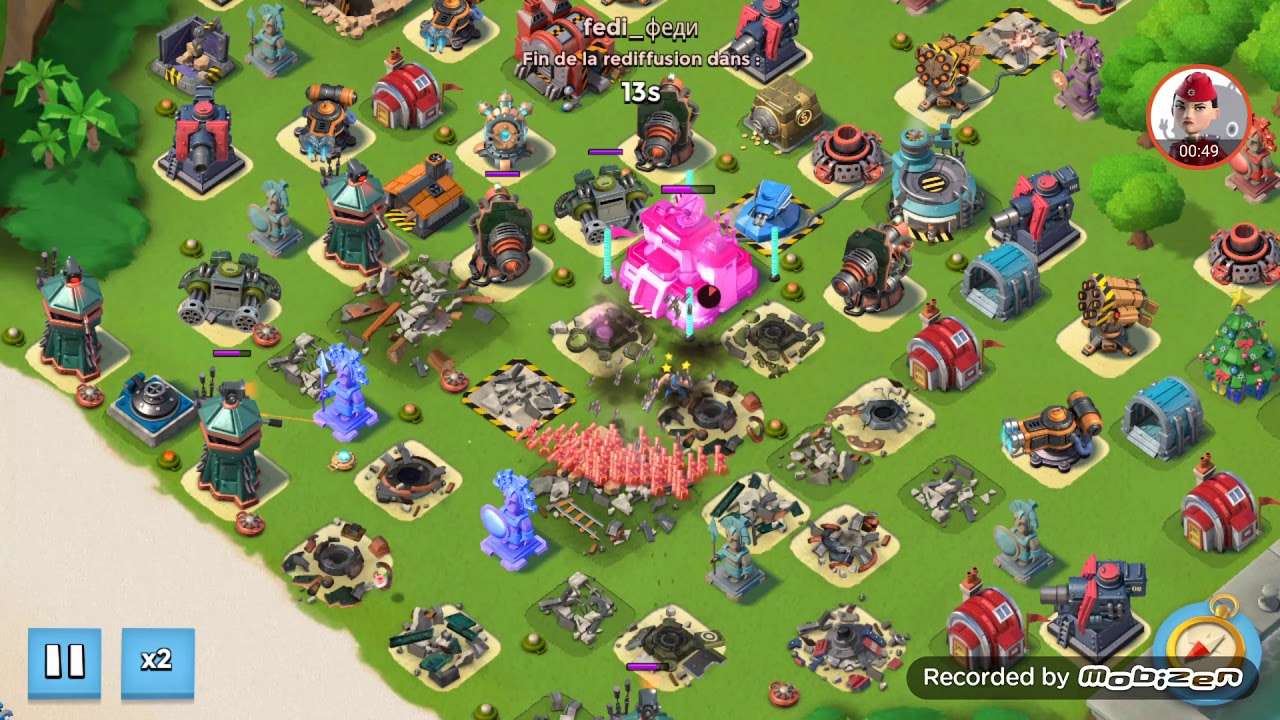 Boom Beach - speed serum strategy Heavy zooka & Bullit Vs 6 Ice (Pv+1300). Unboosted