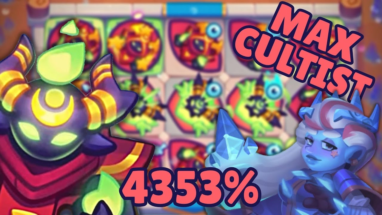 Max Cultist & Snowflake VS Max Blade Dancer & Mermaid | Rush Royale