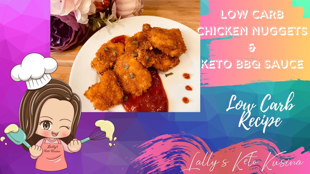 LOW CARB CHICKEN NUGGETS & KETO BBQ SAUCE | EASY NUGGET RECIPE  | QUICK & EASY LOW CARB RECIPE