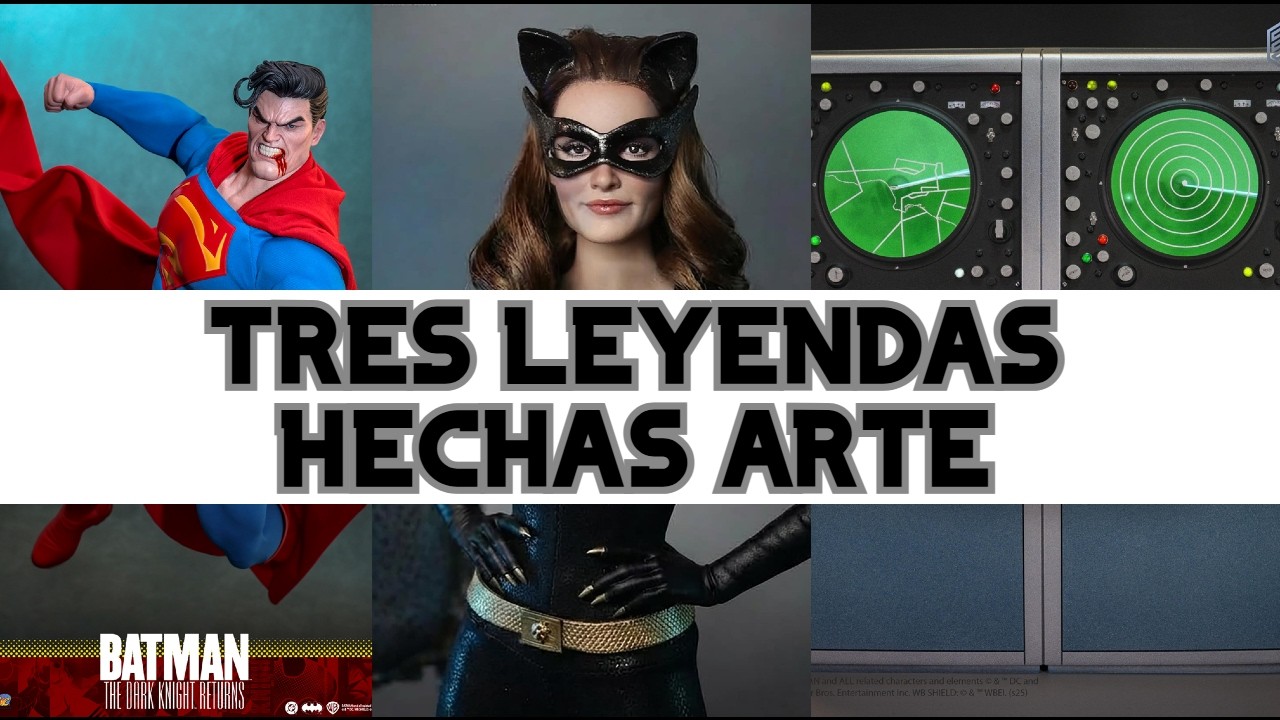 ¡Superman, Catwoman y la Batcave! Nuevos lanzamientos Hot Toys & Jazzinc Dioramas