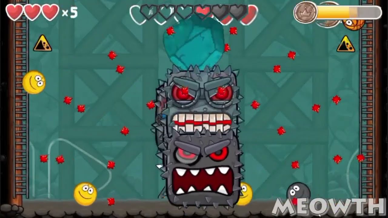 Red Ball 4 Boss Battle with 5 Bosses and @Abbycruzponce Boss