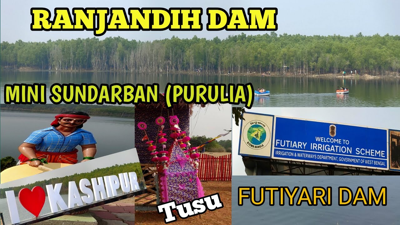 Ranjandih Dam| Jogmaya Sarovar| Futiyari Dam, Mini sundarban, Kashipur, Purulia(W.B) #purulia