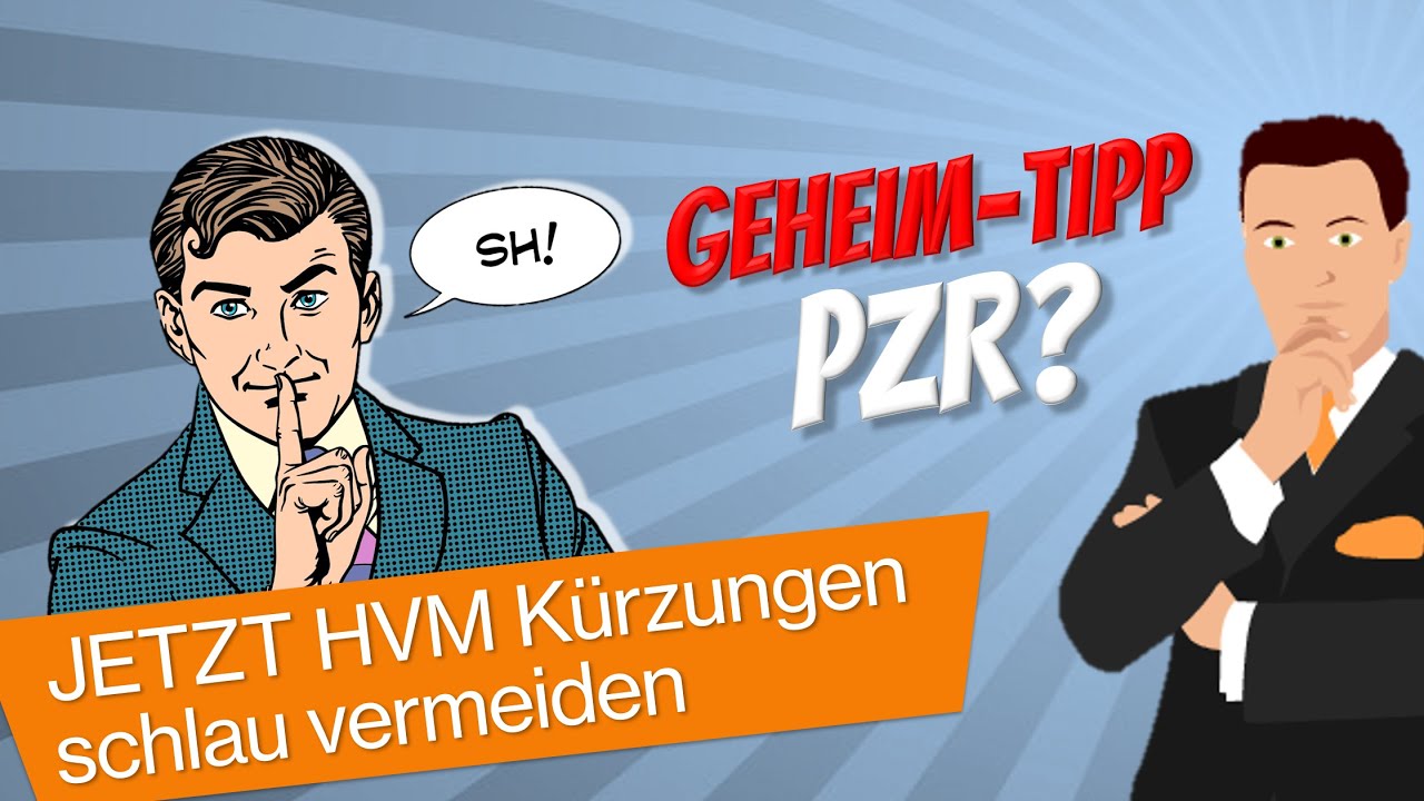 Geheimtipp PZR: Wie Du mit einem cleveren „Trick“ HVM Rückzahlungen abfederst - Waizmann PZR Studie