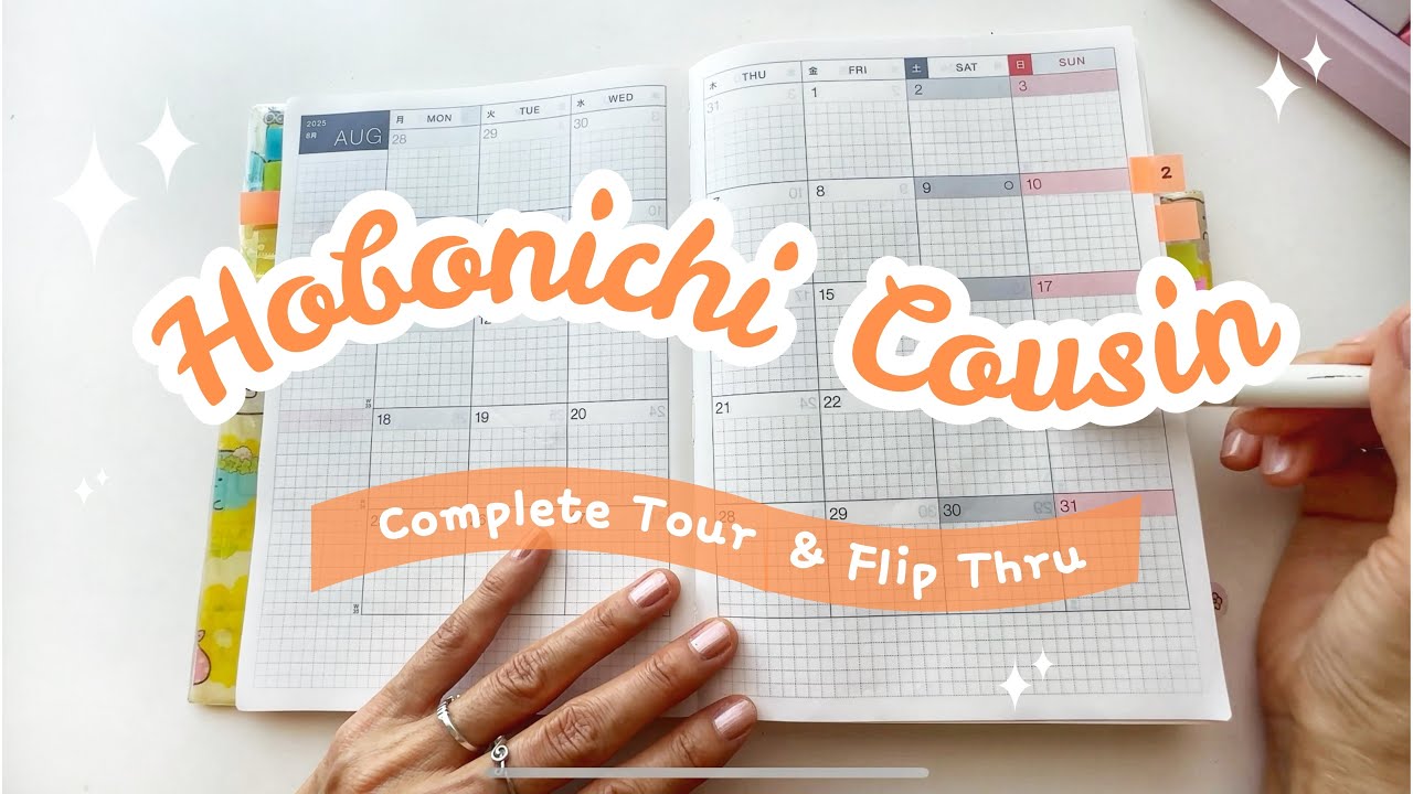 Intro To The Hobonichi Cousin  | Full Planner Flip Through & Tour