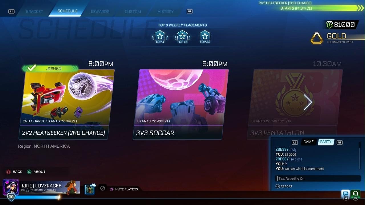 Rocket League HeatSeeker Tournament