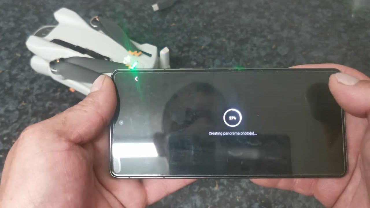 DJI MINI 3 Panoramic photo transfer and share.