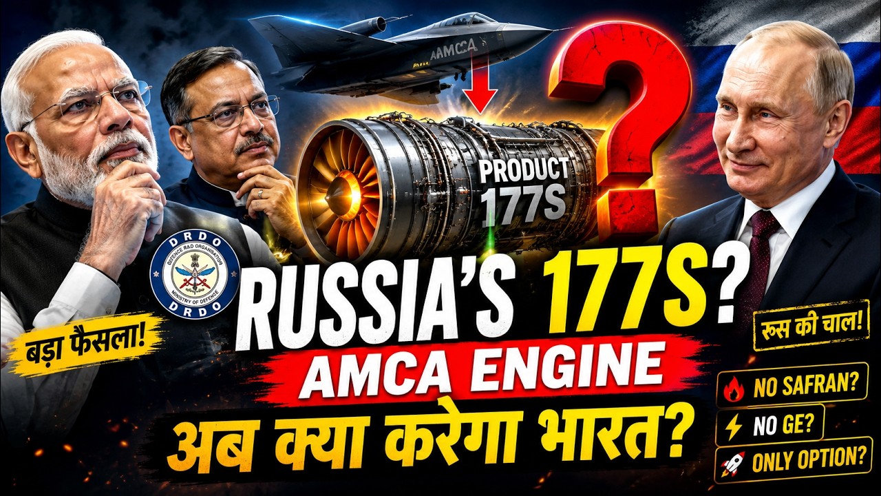 AMCA Engine Crisis 😱 Should India Choose Russia's Product 177S?