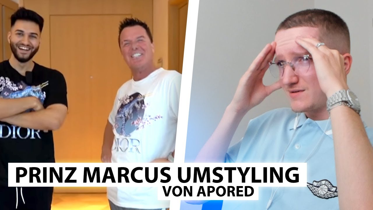 Justin reagiert auf ApoRed's Umstyling für Prinz Marcus.. | Reaktion