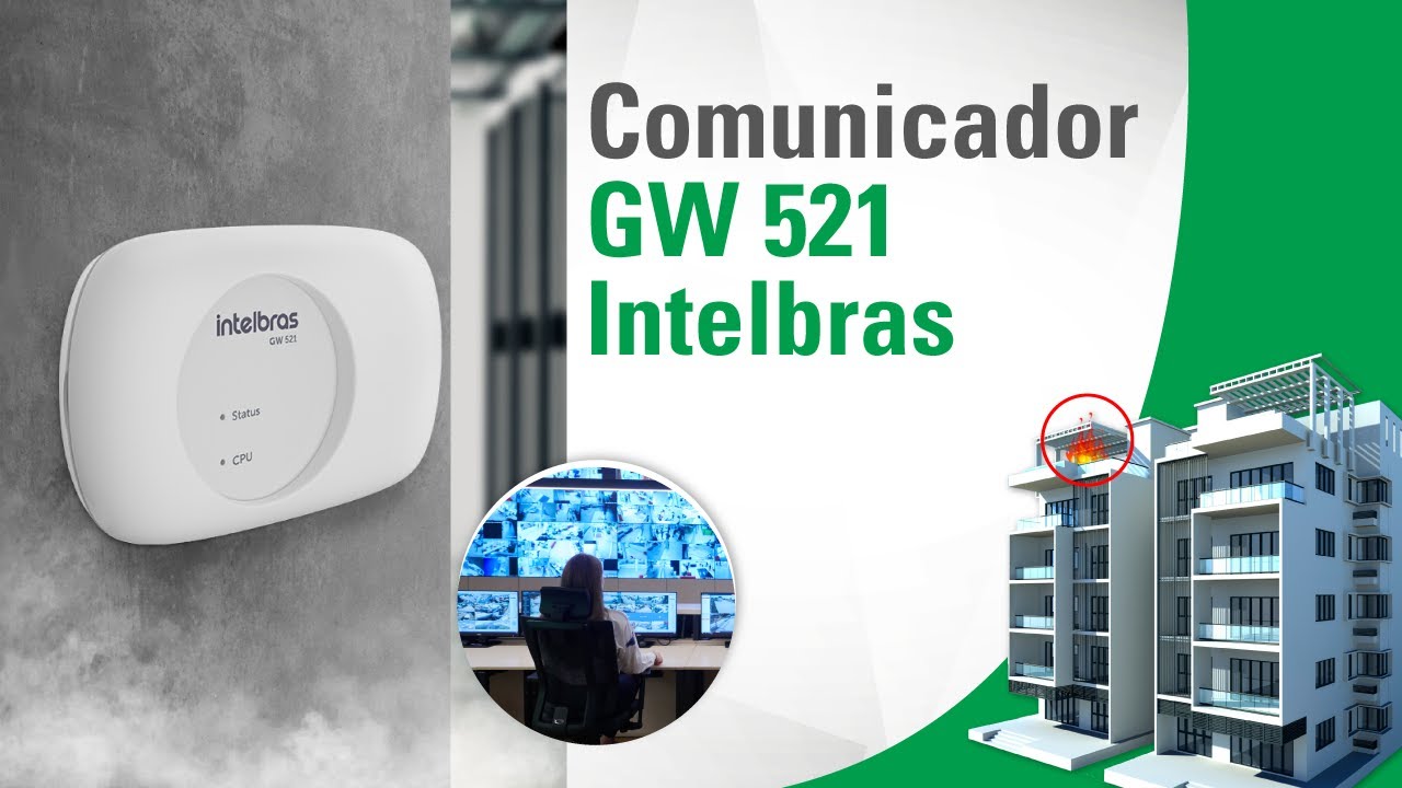 Comunicador IP para centrales de monitoreo / GW 521 Intelbras