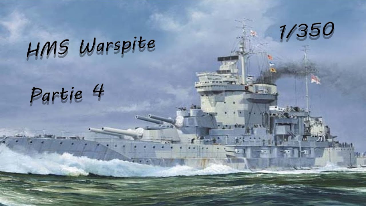 HMS Warspite 1/350 Academy - Suite de la coque