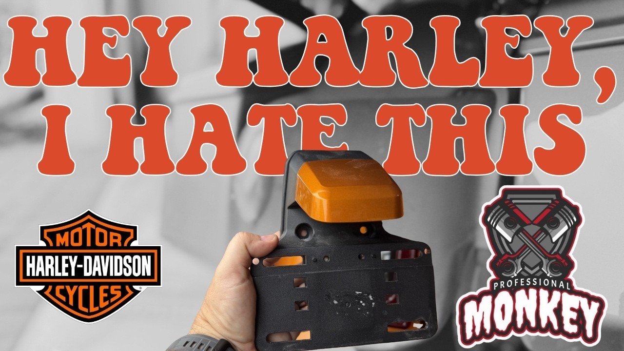 Мне ужасно не нравится эта деталь на Harley... Давайте её исправим!