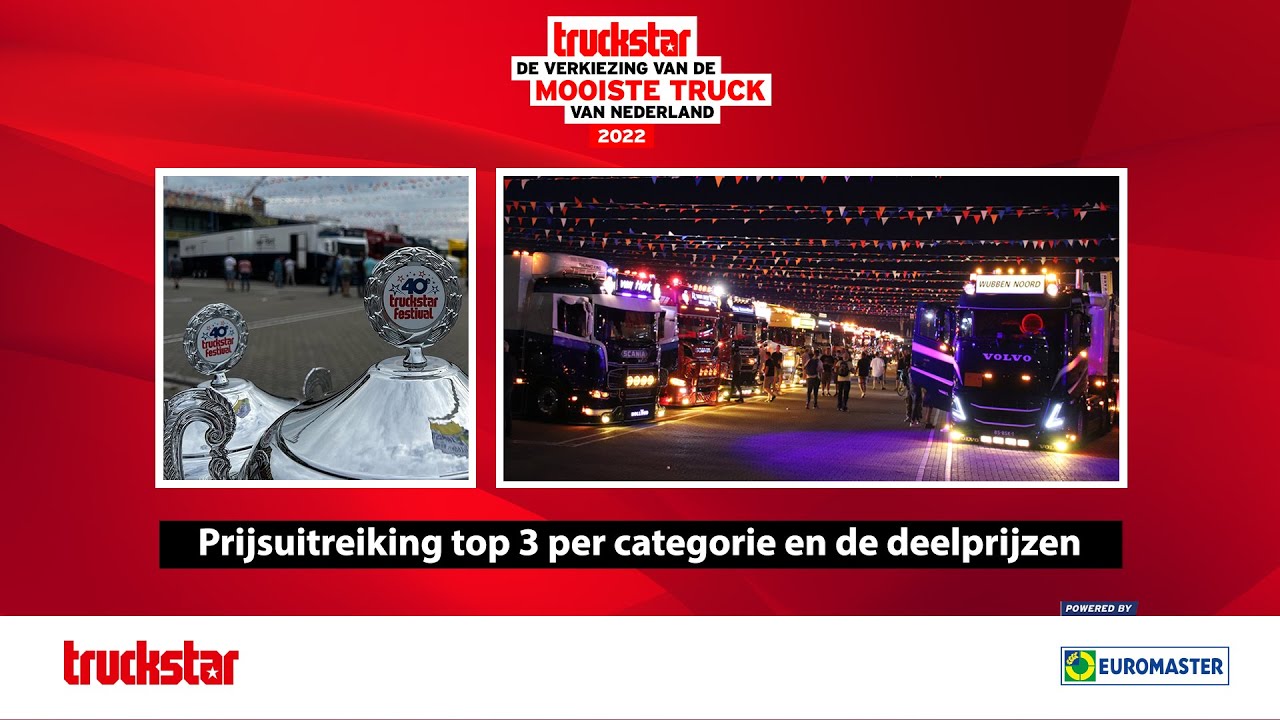 Prijsuitreiking top 3 per categorie | Mooiste Truck van Nederland 2022