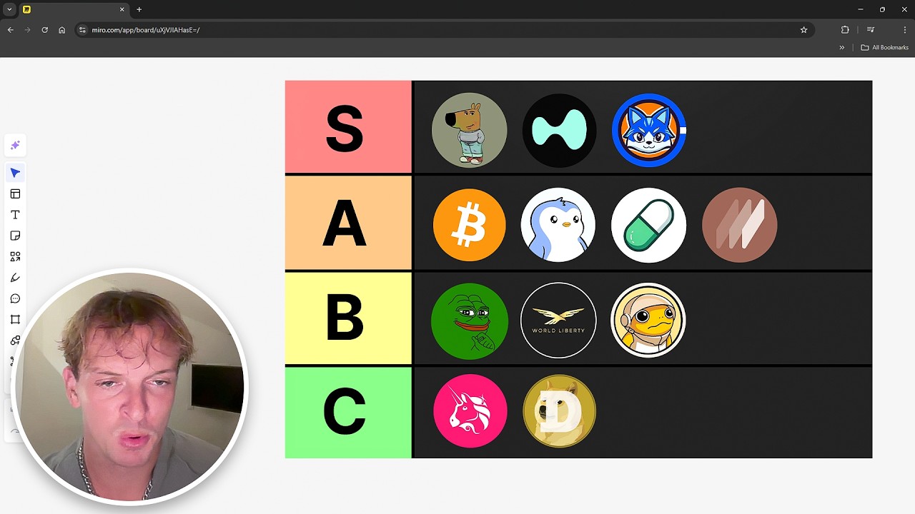 ranking crypto coins to invest in 2025 (TIER LIST)