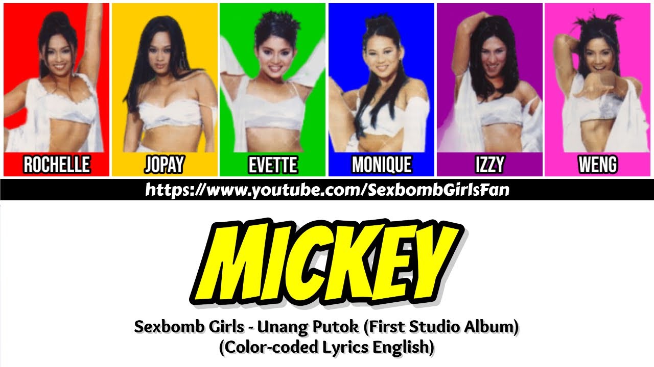 Sexbomb Girls - Mickey [Color-coded Lyrics]