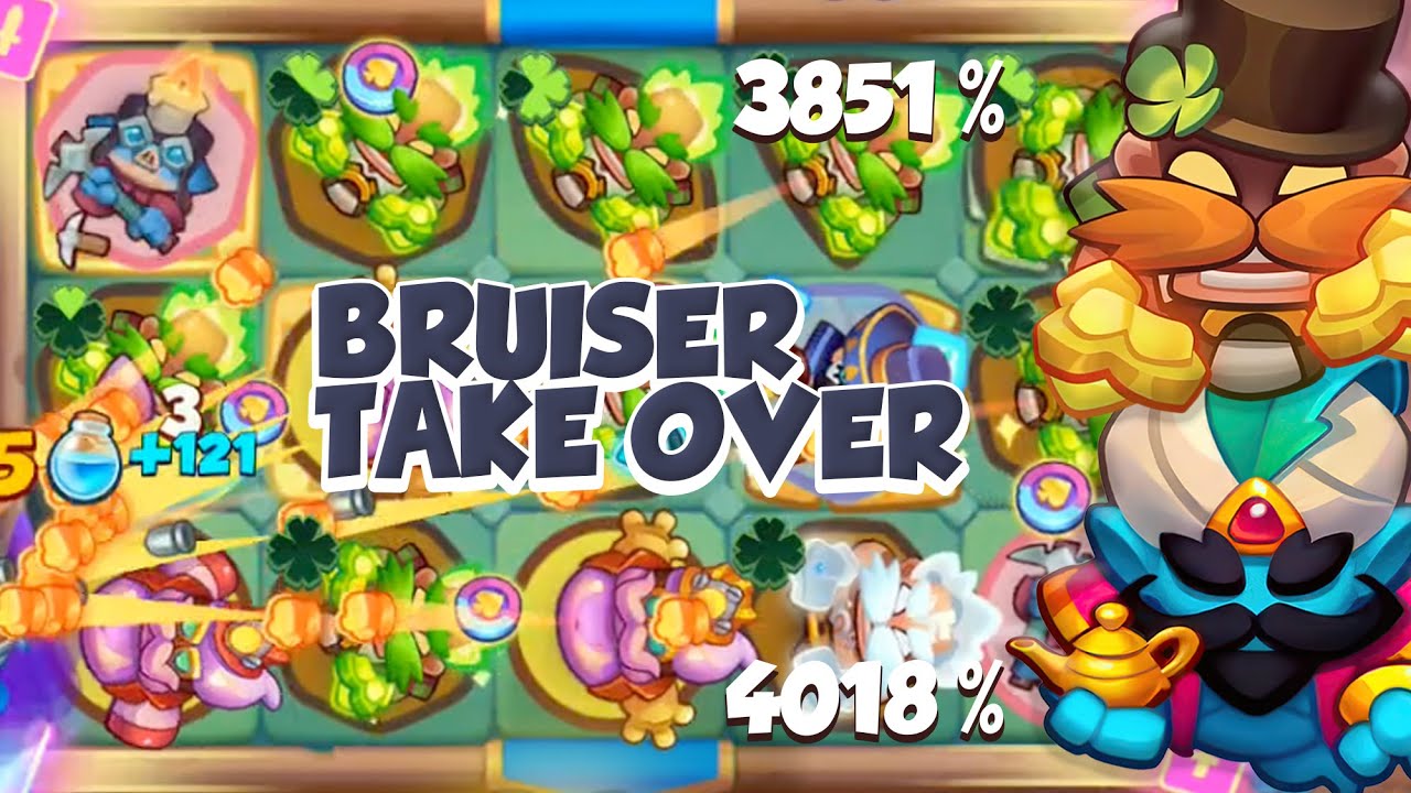 BRUISER TAKE OVER against Genie - Rush Royale
