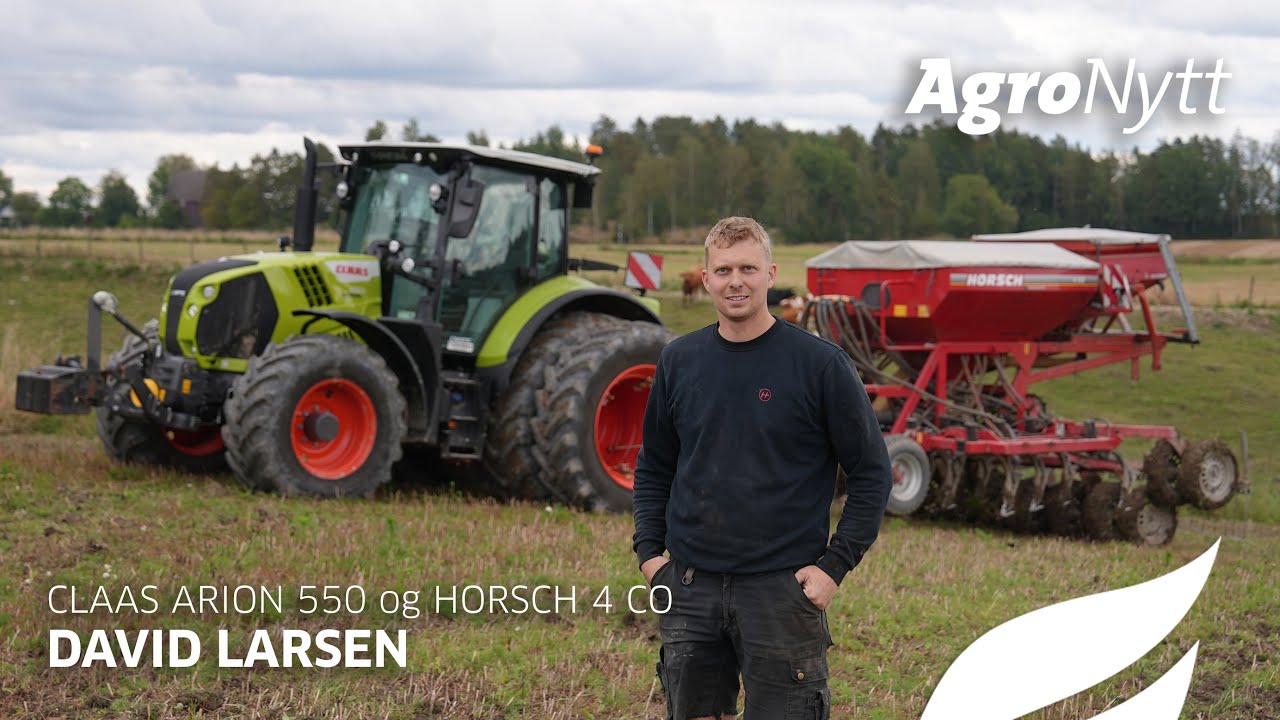 CLAAS ARION 550 og HORSCH Airseeder 4 CO | David Larsen