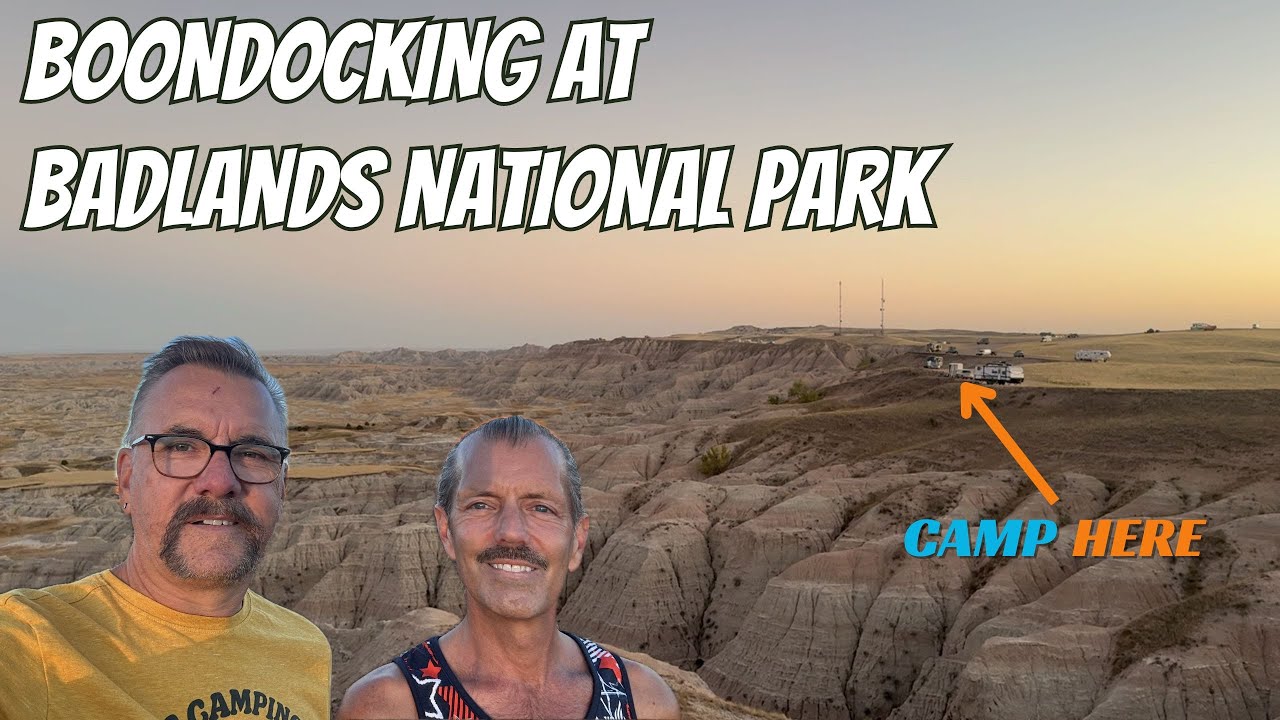 FREE CAMPING AT BADLANDS NATIONAL PARK  | WALL, SOUTH DAKOTA