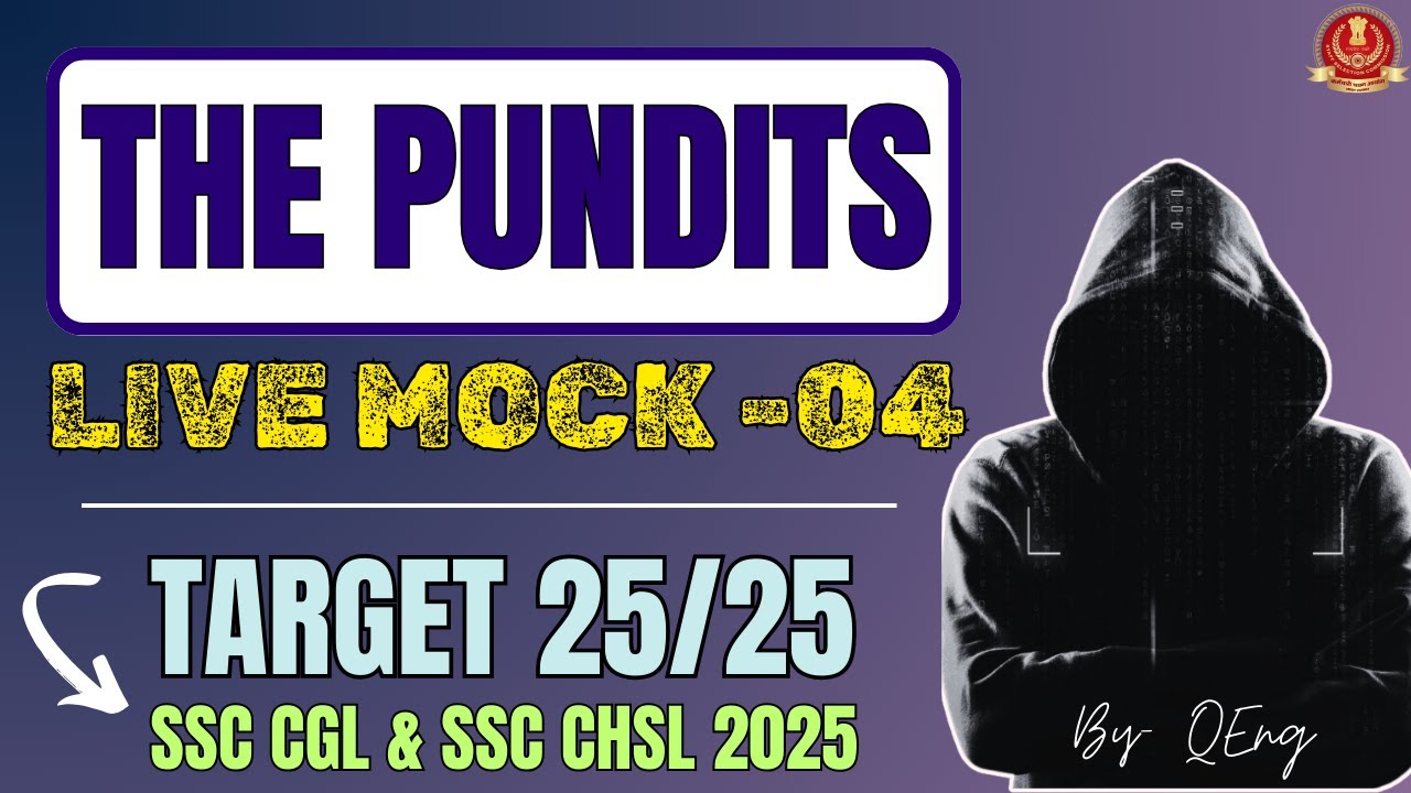 The Pundits Live Mock - 04 | Detailed analysis | QEng